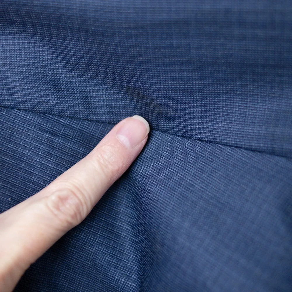 Ermenegildo Zegna Milano Wool Dress Pants Mens 36x29 Blue Flat Italy Luxury